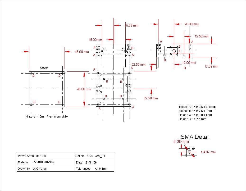 Attenuator housing