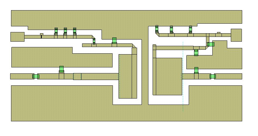 Completed Artwork in Microwave Office Layout Editor